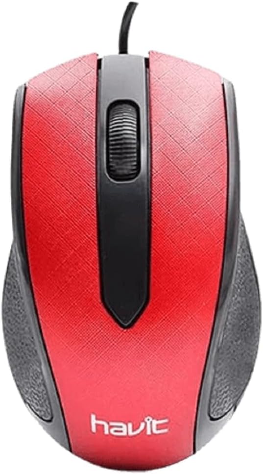 HV-MS80 | WIRED MOUSE - RED