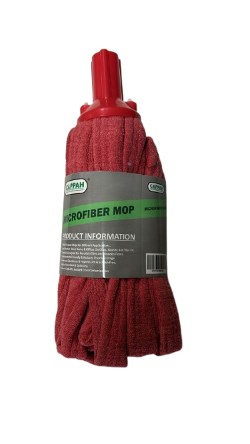 Cleaning Microfiber Mop - Red