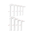 Hex Key Set Ball Extra Long Arm - 9Pcs