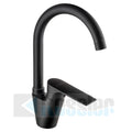 Brass Matt Black Square Kitchen Deck Mixer - 10 Year Warranty