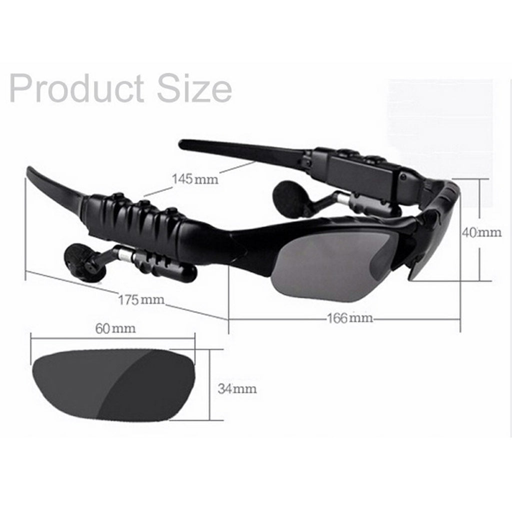 HBS-368 | Bluetooth Earbuds Equipped Sunglasses