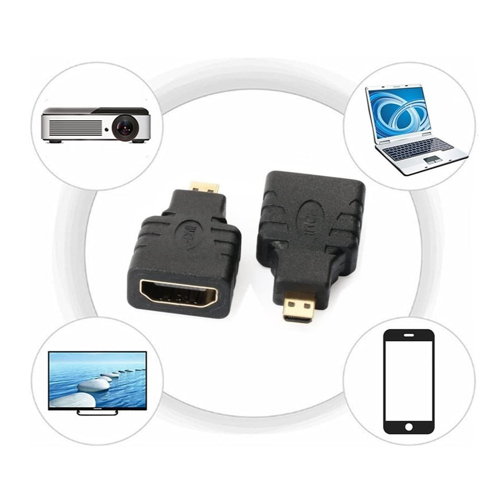 Micro HDMI (M) to HDMI (F) Adapter