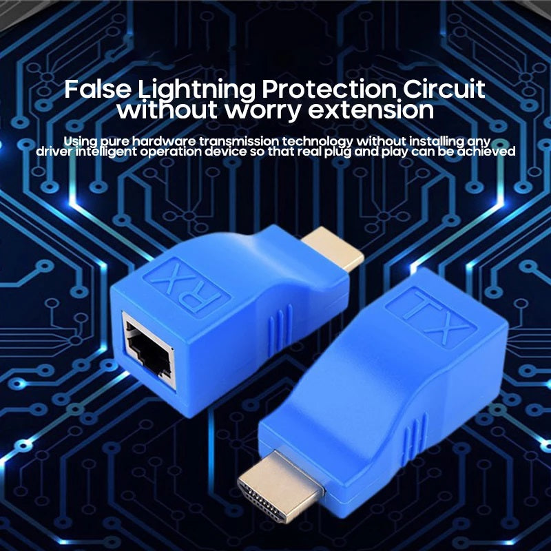 Nextek HDMI (M) to RJ45 (F) Adapter