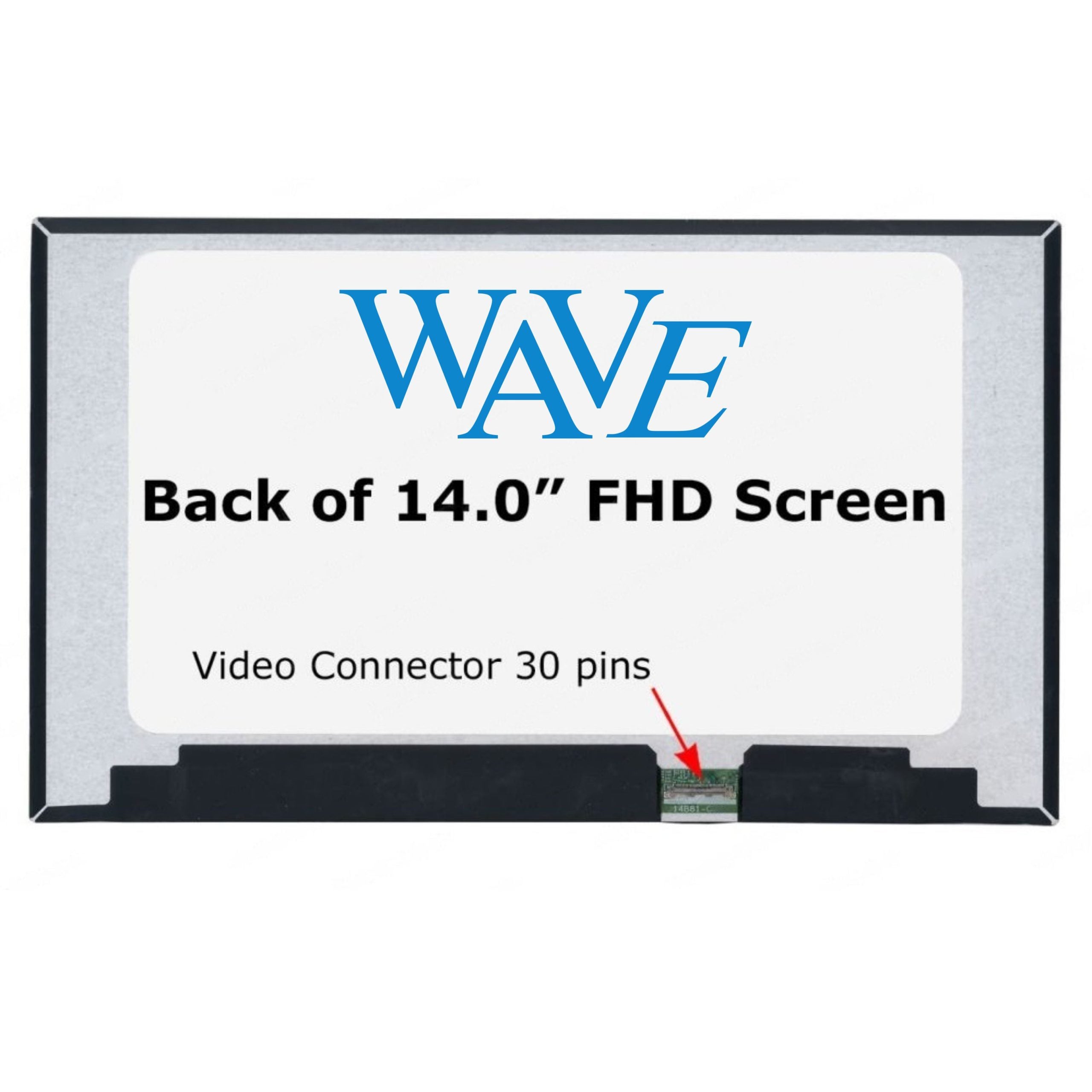 14.0" Laptop Screen Slim FHD - 30Pin (Back Connector)