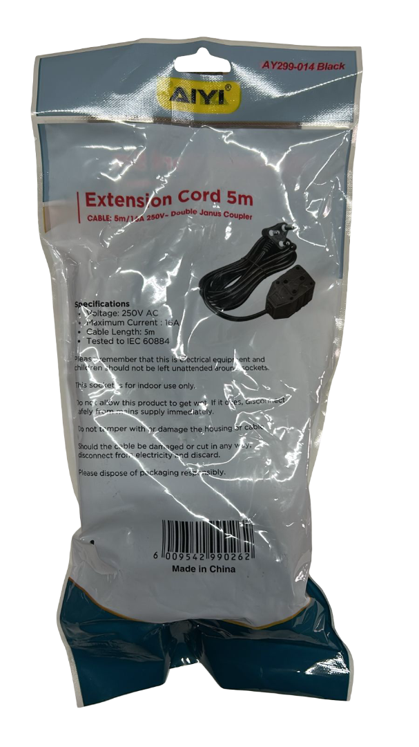 Power Extension Cable (16A) - 5M