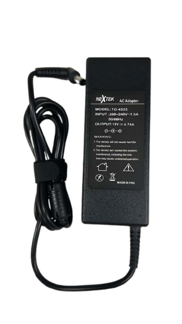 Toshiba Laptop Charger 19V 4.74A (90W) | 5.5 x 2.5mm Pin