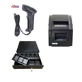 Retail POS Kit – Barcode Scanner, Cash Drawer & Small Receipt Printer