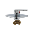 AIYI Square Concealed Single Lever Shower Mixer - Polished Chrome (AY406-092)