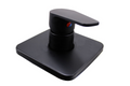 Square Concealed Trapezoid Single Lever Shower & Bath Mixer - Matte Black (AY 406-057)