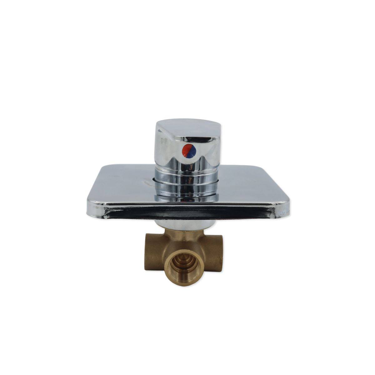 AIYI Square Concealed Single Lever Shower Mixer - Polished Chrome (AY406-092)