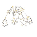 AT-200 Star & Bell LED Curtain Christmas Lights – Indoor Outdoor Décor