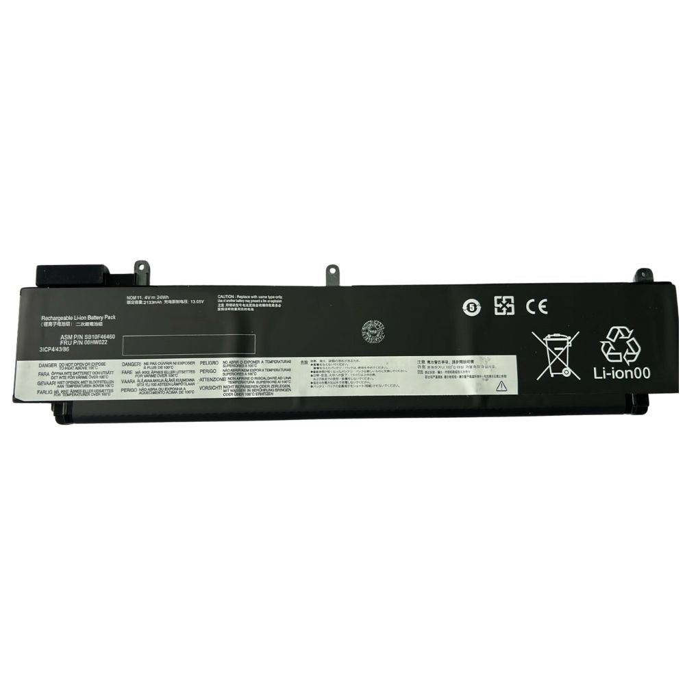 Lenovo ThinkPad 00HW022 SB10F46460 3-Cell 24Wh 11.1V Lithium-ion Battery