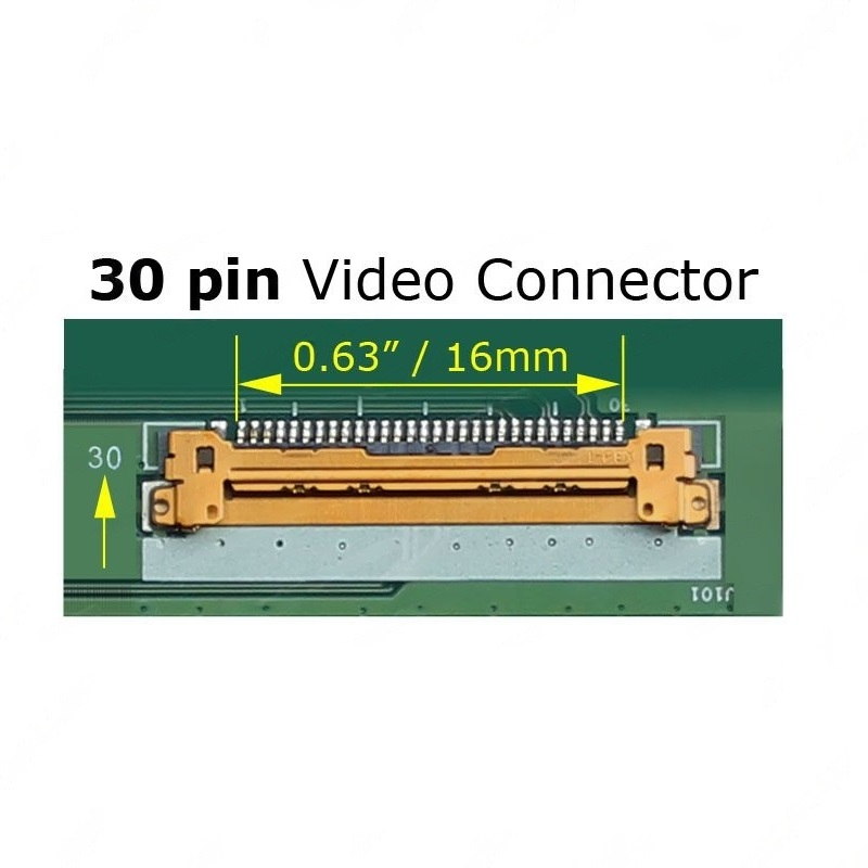 15.6" Laptop Screen Slim FHD - 30Pin (Back Connector) - Image 2