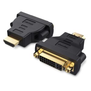 HDMI to DVI.1 HDMI (Female) to DVI 24+5Pin (Female) Adapter