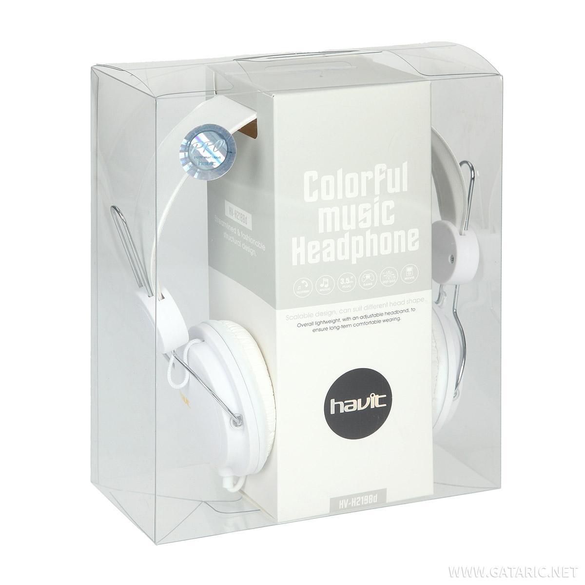 HV-H2198d | Havit Wired Headphone - White