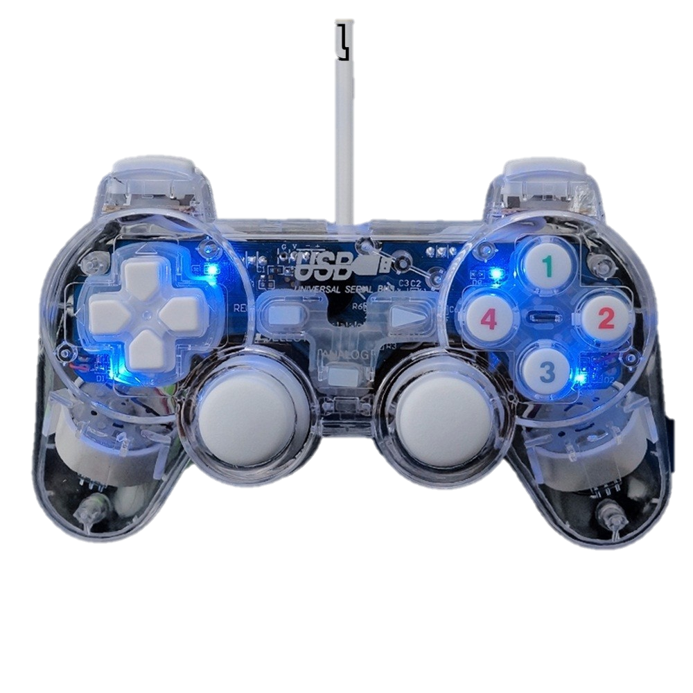 Nextek NX-G208 | Transparent Dual Vibration Controller for PC - Image 2