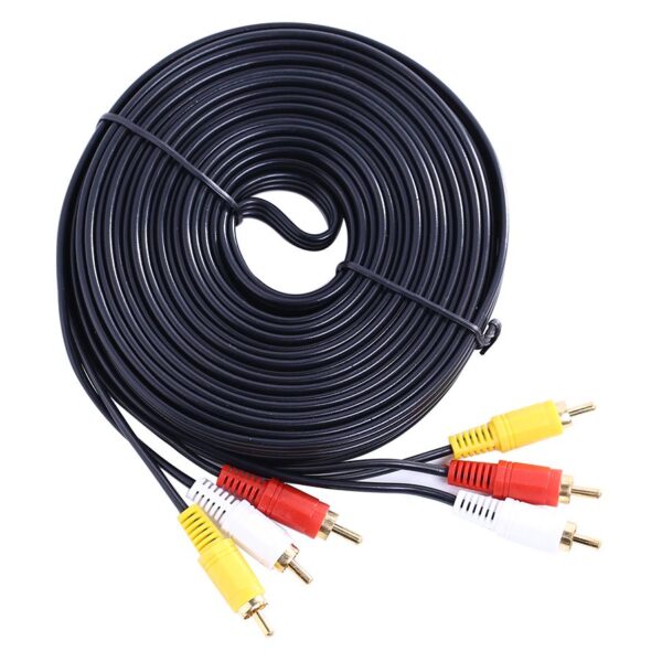 RCA-Cable-3m-1.jpg 3RCA to 3RCA A/V Cable - 3M