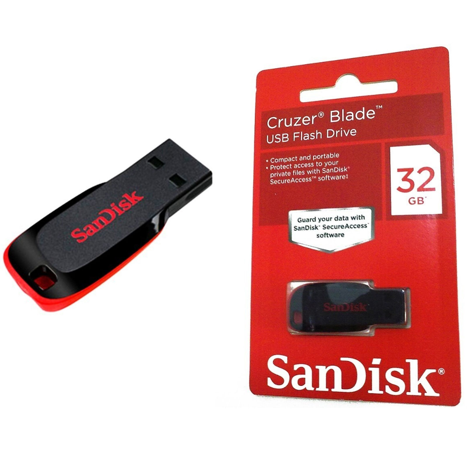 SanDisk Cruzer Blade USB Flash Drive - 32GB - Image 3