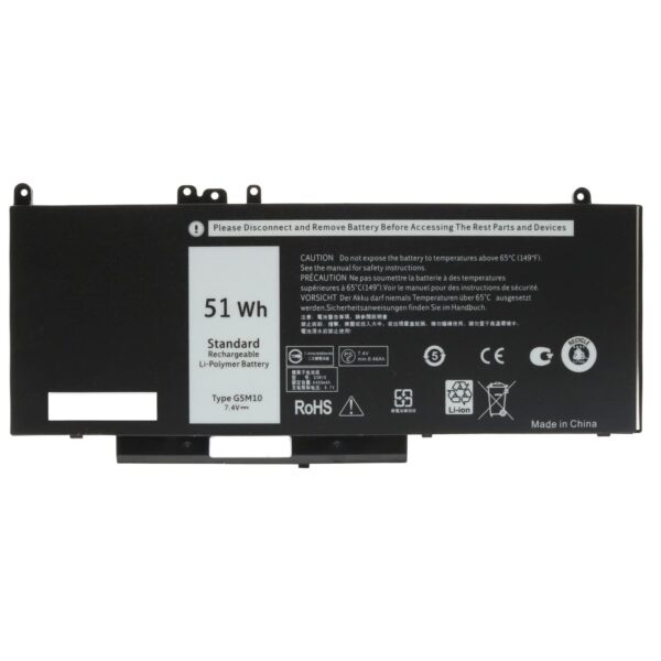 Dell 51Wh.1 Dell E5450 Series Battery (51Wh) - G5M10