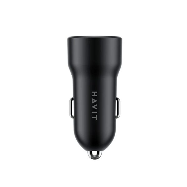HV-CC613-Blk.4 HV-CC613 | Havit PD20W+QC3.0 Car Charging Head - Black