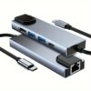 Type-C to 5 in 1 HUB | LAN + Type-C + 2xUSB + HDMI