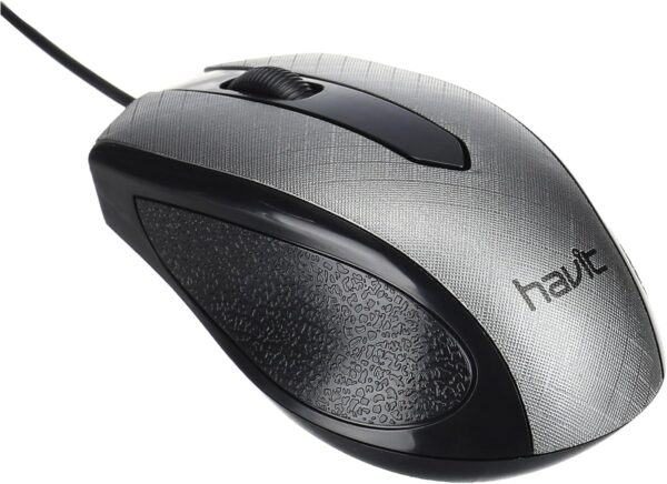 HV-MS80 | WIRED MOUSE - GREY