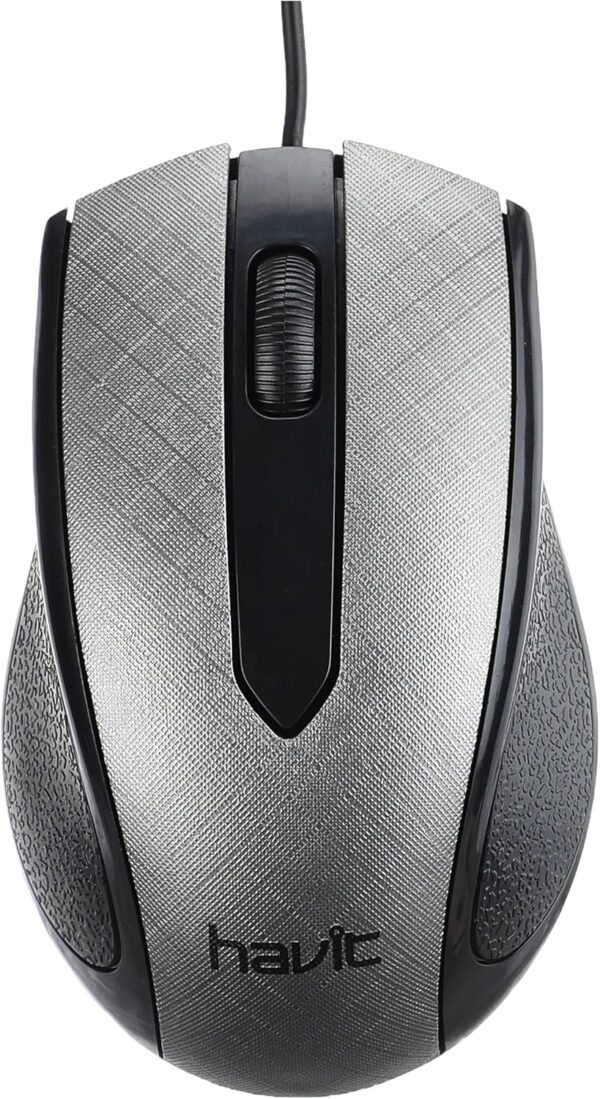 HV-MS80 | WIRED MOUSE - GREY