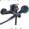 imgi_26_box-1-ay406-093-matte-black-bath-mixer-tap-with-shower-aiyi-original-imahcszasbgt25fm Bath Mixer with Handheld Shower and Hose (AY406-093) - Matt Black
