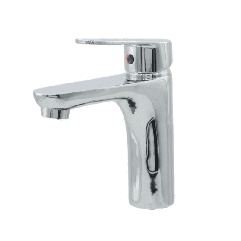 AIYI Basin Tap Silver – Single Lever Mixer (Model AY406-069)